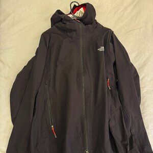Vintage Red and Black North Face Summit Series Windbreaker XXL
